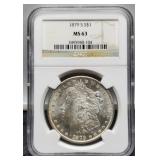 1879-S Slab Morgan Dollar NGC MS63