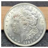 1921 Morgan Dollar Unc.