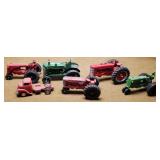 Lot of Toy Tractors