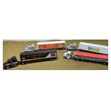 4 - 1/64 Scale Semi Tractor Trailers