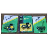 3 - John Deere 1/64 Tractors