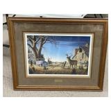 Old Rivals II Framed Print by Larry Zach