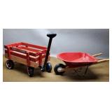 Radio Flyer Wagon & Wheelbarrow