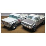 2 - Nylint Pressed Steel Trucks