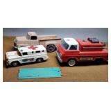 Pressed Steel and Diecast Trucks