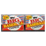 2 - Sealed 1988 Baseball Card Pacs