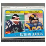 1987 Rushing Leaders Football Card