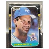 1987 George Bret Baseball Card #54