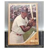 1962 Bill White Baseball Card