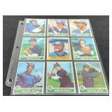 9 Baseball Cards 1979 & 1984 Topps