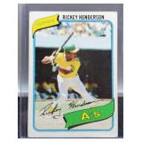 1980 Rickey Henderson Rookie Card