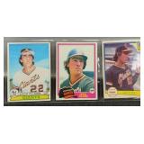 3- Jack Clark Baseball Cards