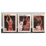 3- Chicago Bulls Basketball Cards