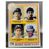 1978 Rookie Short Stops Baseball Card