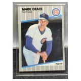 1989 Mark Grace Baseball Card
