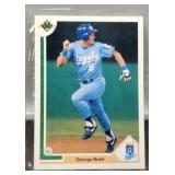 1991 George Brett Baseball Card #525