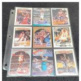 9 Basketball Cards, Early 90s