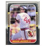 1987 Reggie Jackson Baseball Card