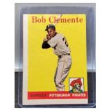 1958 Bob Clemente Baseball Card #52B