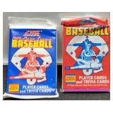 1988 & 1989 Baseball Card Pacs- Sealed