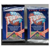 2- 1991 Football Card Packs- Sealed