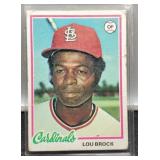 1978 Lou Brock Baseball Card #170