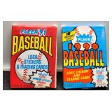 1990 & 91 Fleer Baseball Wax Packs