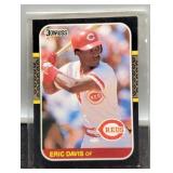 1987 Eric Davis Baseball Card #265