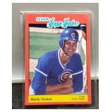 1989 Mark Grace Baseball Card
