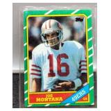 1986 Joe Montana Football Card