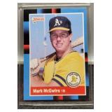 1988 Mark McGwire Baseball Card