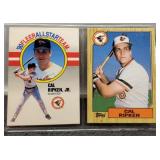 2 - Cal Ripken Baseball Cards