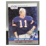1990 Phil Simms Football Card, #21