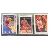 3- Chicago Bulls Basketball Cards