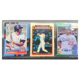 3- Kirk Gibson Baseball Cards