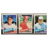 3- 1985 Hall of Fame Baseball Cards