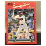 1990 Sammy Sosa Rookie Baseball Card #489