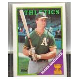 1988 Mark McGwire Baseball Card #580