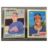 2- John Smoltz Rookie Baseball Card