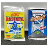 1990 & 1991 Baseball Card Packs- Sealed