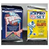 1990 & 1991 Football Card Packs- Sealed