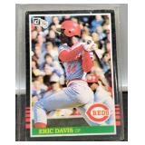 1985 Eric Davis Rookie Baseball Card #325