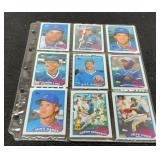 1989 Topps Chicago Cubs Ball Cards