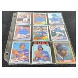 9 - 1985-87 Topps Baseball Cards