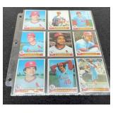 1979 Topps Cardinals Baseball Cards