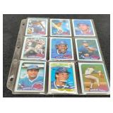 1989 Topps Chicago Cubs Ball Cards