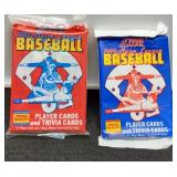 1988 & 1989 Baseball Packs, Sealed