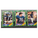 3 - 1986 Chicago Bears Football Cards