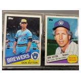 2 - 1985 Don Sutton Baseball Cards