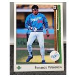 1989 Fernando Valenzuela Baseball Card